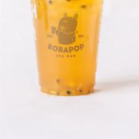 Passion Fruit Tea 百香果茶 · Customers' favorite. Jasmine green tea with passion fruit. The combination of the real passi...