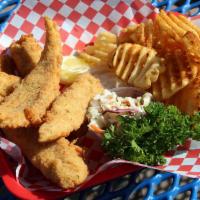 Fish & Chips (6 Pcs Cod) · Wild Alaskan cod