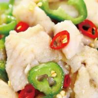 Stir Fry Fish With Jalapeno泡椒鱼片 · 泡椒鱼片