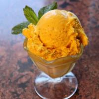 Bastani · Our FAMOUS rose water, saffron, and pistachio ice cream