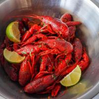Crawfish · Crawfish covered in one of our savory sauces and spice level of your choice.

Price per LB.