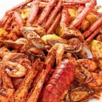 Captain'S Catch Combo L $20 Off · <Feeds 5-6 People> Lobster tails (2 tails), Snow crab legs (2 clusters), Shrimp peeled off (...