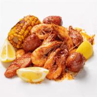 Fisherman'S Lunch · Feeds 1 person choice of shrimp head-on (half lb), shrimp peeled off (half lb), mussels (hal...