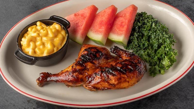 Smoked Bbq Half Chicken · Marinated for 24 hours in apple cider and Lucille’s own. rib spice, then slow-smoked to perfection and finished. on the grill with our special BBQ sauce.