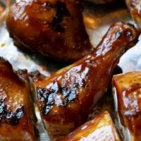 Bbq Chicken Whole · Marinated for 24 hours in apple cider and Lucille’s own. rib spice, slow-smoked to perfectio...