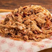 Pulled Pork Per Pound · Our special pork roast, slow-smoked until fork tender, hand shredded and drizzled with Memph...