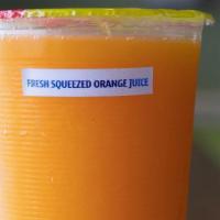 24Oz Fresh Orange Juice · FRESH HAND SQUEEZE ORANGE JUICE. 24oz