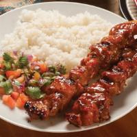Grilled Pork Bbq Combo · Combo comes with Two (2) pieces of Grilled Pork BBQ + (Steamed Rice) or (Bihon Noodles) or (...