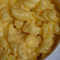 Mac N' Cheese · Blend of parmesan and mild cheddar cheese.