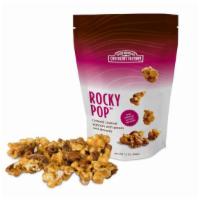 Rocky Pop™ · Our signature caramel-coated popcorn, roasted almonds and pecans.