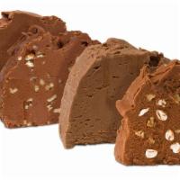 Fudge Favorites · 4 lbs. One pound of each ole fashioned fudge (plain), chocolate pecan, chocolate peanut butt...