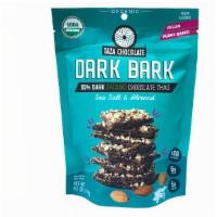 Vegan Dark Chocolate Sea Salt Almond Bark · Sea Salt and Almond Dark Bark has just 6 grams of sugar per serving!  It contains stone grou...