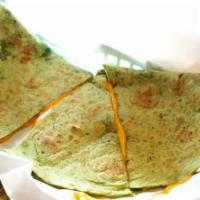 Chase Quesadilla · Spinach Tortilla with Melted Cheddar Cheese