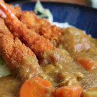 Shrimp Tempura Curry · Curry rice with 4 pcs Shrimp Tempura