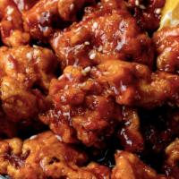 Orange Chicken · Spicy. Best-seller. Lightly breaded chicken pieces coated in a sweet orange flavored chili s...