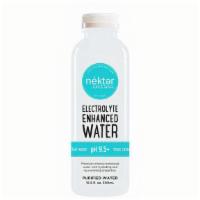 Nekter Electrolyte Water · Premium mineral-enhanced water with hydrating and rejuvenating properties. 0 cal.