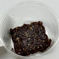 Raw Vegan Brownie · Cashew, date, cacao, vanilla and sea salt. All ingredients are organic.  Raw. Vegan. Organic...