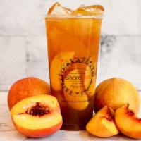 Peach Tea With Aiyu Jelly · 