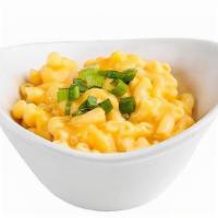 Mac N' Cheese · elbow macaroni, plant-based cheese sauce.