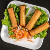 Egg Rolls · Four rolls.