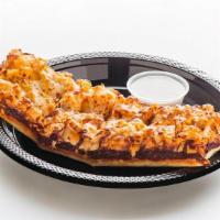 Single Pizza Sticks · 2 oven-fresh breadsticks topped with chicken, your choice of sauce and mozzarella cheese. Ba...