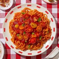 Spaghetti Pomodoro · Spaghetti tossed in a tomato sauce.