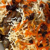 Sabzi Pulao · Served with rice,  spanich and Naan