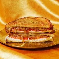 Nonna’S Feeling Elegant Grilled Cheese · You need to try this elegant creation with melty gooey mozzarella cheese with caramelized on...