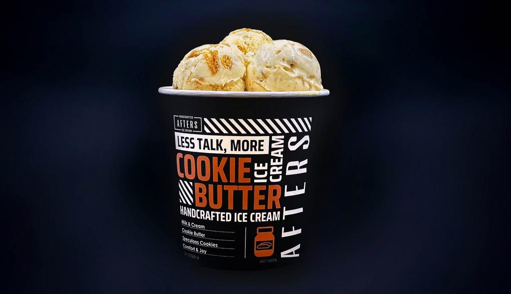 Cookie Butter Quart · creamy Speculoos ice cream with crushed Speculoos cookies [prepacked]