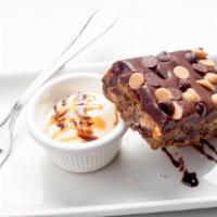 Peanut Butter Chocolate Blondie · This bar is made with peanut butter, peanuts, and peanut butter chips. The bars are topped w...