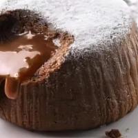 Salted Caramel Souffle · Moist chocolate cake with a heart of creamy salted caramel
