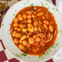 Gnocchi Arrabbiata · Spicy. Potato dumplings and Italian sausage in arrabbiata sauce.