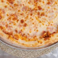 Classic Cheese · Our very traditional New York pizza sauce and gourmet mozzarella cheese on our homemade pizz...