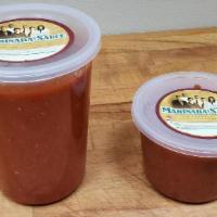 Quart Marinara Sauce · Homemade Marinara sauce.
(both sizes are shown picture)