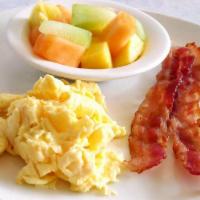 Kids Scrambled Egg · 1 scrambled egg with choice of 2 sides and a drink.