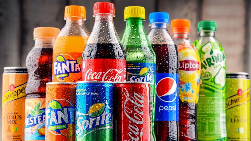 Soft Drinks · All kids of soft drinks are available.
