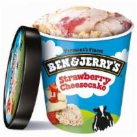 Ben & Jerry'S Strawberry Cheesecake (1 Pint) · Strawberry cheesecake ice cream with strawberries and a graham cracker swirl. 16oz