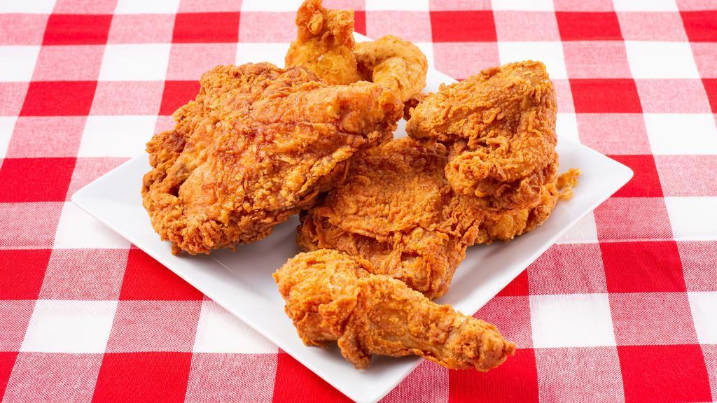 16 Piece Fried Chicken · 4 of each thighs, legs, breast, wings.
