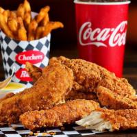 Fry-Seasoned Tenders Combo · Portable and loaded with flavor, introducing Checkers & Rally's NEW Fry Seasoned Chicken Ten...