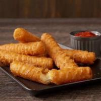 Fry-Seasoned Monsterella Stix · These hunger-crushing, cheese-loaded mozzarella sticks are tossed with our Famous Seasoned F...