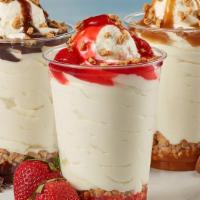 Cheesecake Sundae · Layers of rich flavor make our Cheesecake Sundaes a treat you can keep digging in to. Our St...