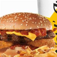 Western Bacon Cheeseburger Combo · Served with small drink and small fry.