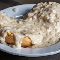 Biscuits And  Gravy · Fresh house-baked biscuit and  our country sausage gravy