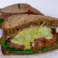 Egg Salad · Old fashion egg salad with lettuce, tomato, and mayo on your choice of bread.