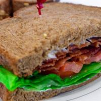 Blt · Bacon, lettuce, tomato, and mayo served on your choice of bread.