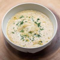 Broccoli White Cheddar Soup · 