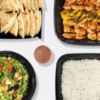 Family Meal For 6 · Your choice of 6 kabobs served with seasonal veggies, rice, salad, pita and choice of hummus...
