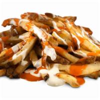 Buffalo Ranch Fries
 · Large order Hand cut fries. Served with homemade Ranch and Original Hot sauce.