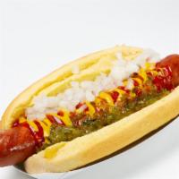 #12. Vienna Hot Dog · KETCHUP, MUSTARD, ONIONS & RELISH