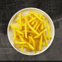 Fries Surprise · (Vegetarian) Idaho potato fries cooked until golden brown and garnished with salt.